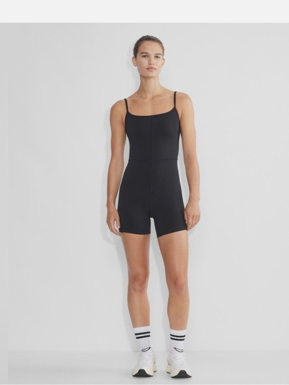 Wilfred Black Fitted Short Romper Leggings